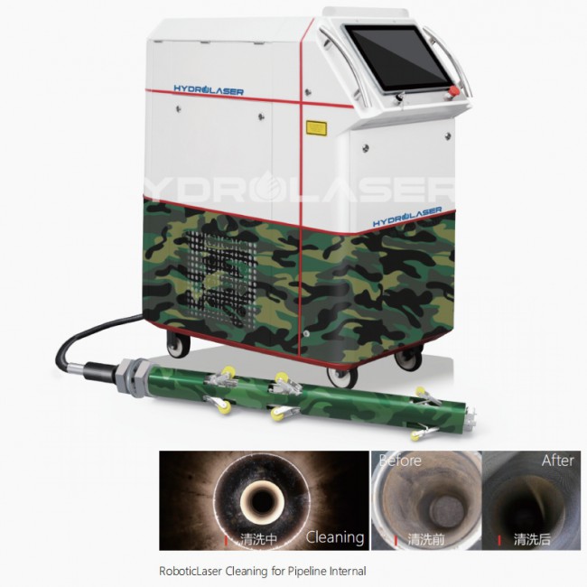 Robotic Laser Cleaning System for Pipeline Interior Walls